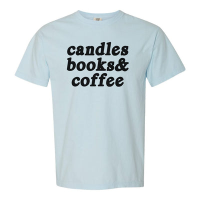 Make It Yours™ '...Books & Coffee' T-Shirt - United Monograms