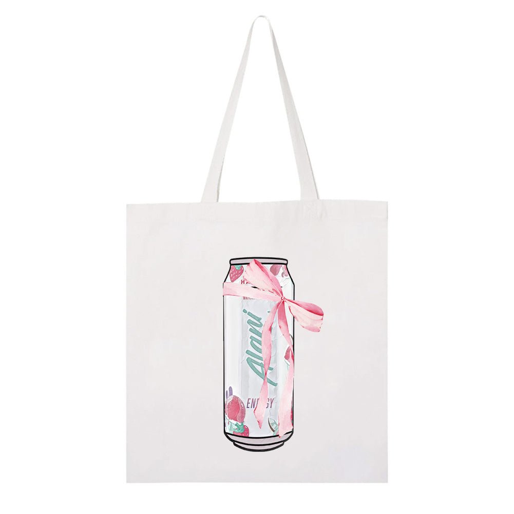Make It Yours™ 'Bow Beverages' Tote Bag - United Monograms