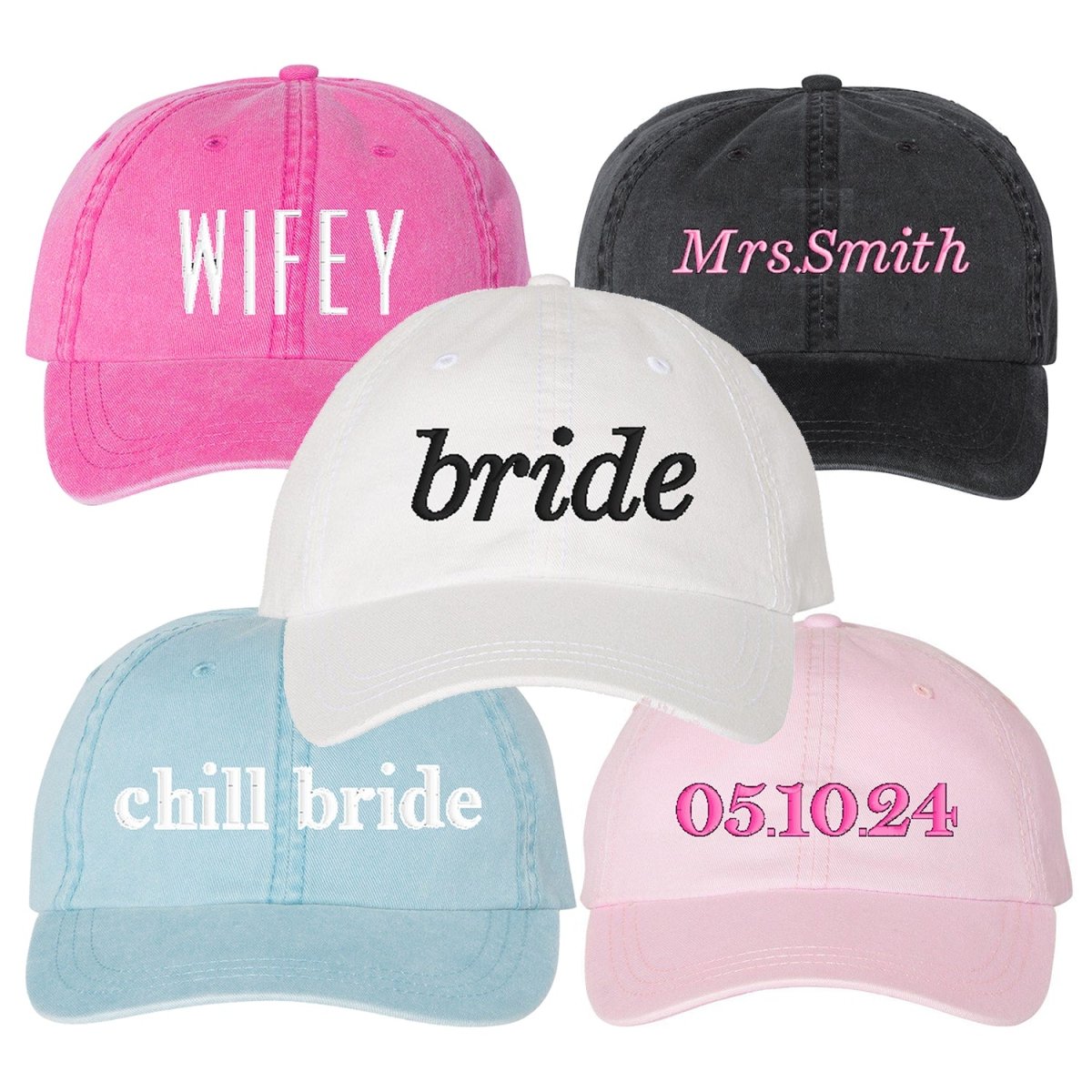 Make It Yours™ Bride/Wedding Baseball Hat - United Monograms