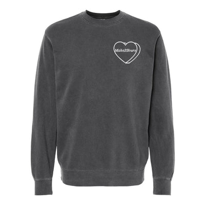 Make It Yours™ 'Candy Heart' Embroidered Cozy Crew - United Monograms