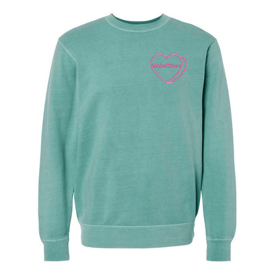 Make It Yours™ 'Candy Heart' Embroidered Cozy Crew - United Monograms