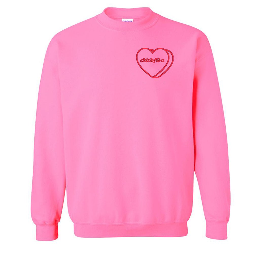 Heart crewneck sale