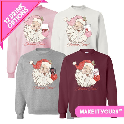 Make It Yours™ 'Christmas Cheers' Crewneck Sweatshirt - United Monograms