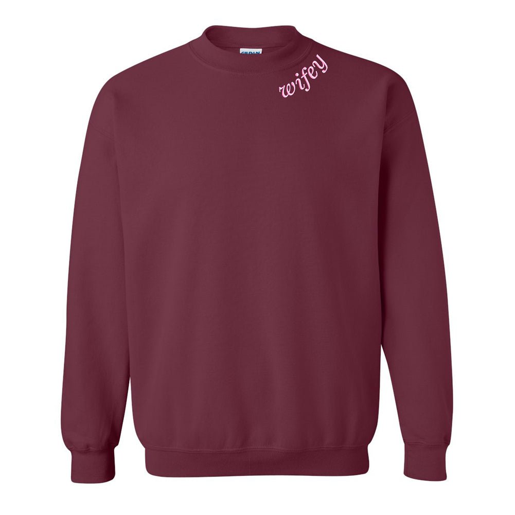 Make It Yours™ Collar Crewneck Sweatshirt - United Monograms
