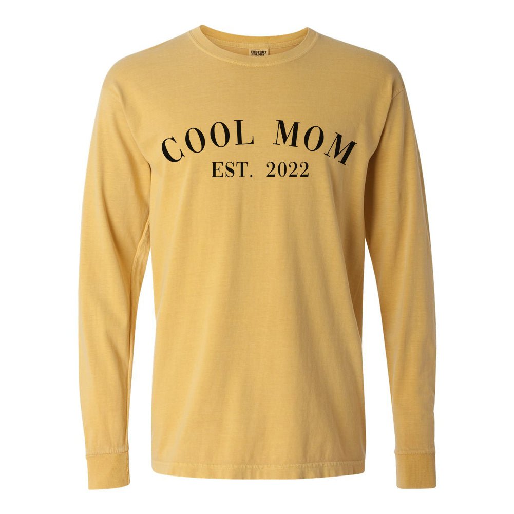 Make It Yours™ 'Cool Mom' Comfort Colors Long Sleeve T-Shirt - United Monograms