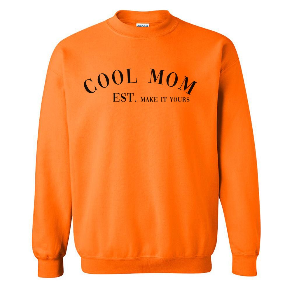 Make It Yours™ 'Cool Mom' Neon Crewneck Sweatshirt - United Monograms