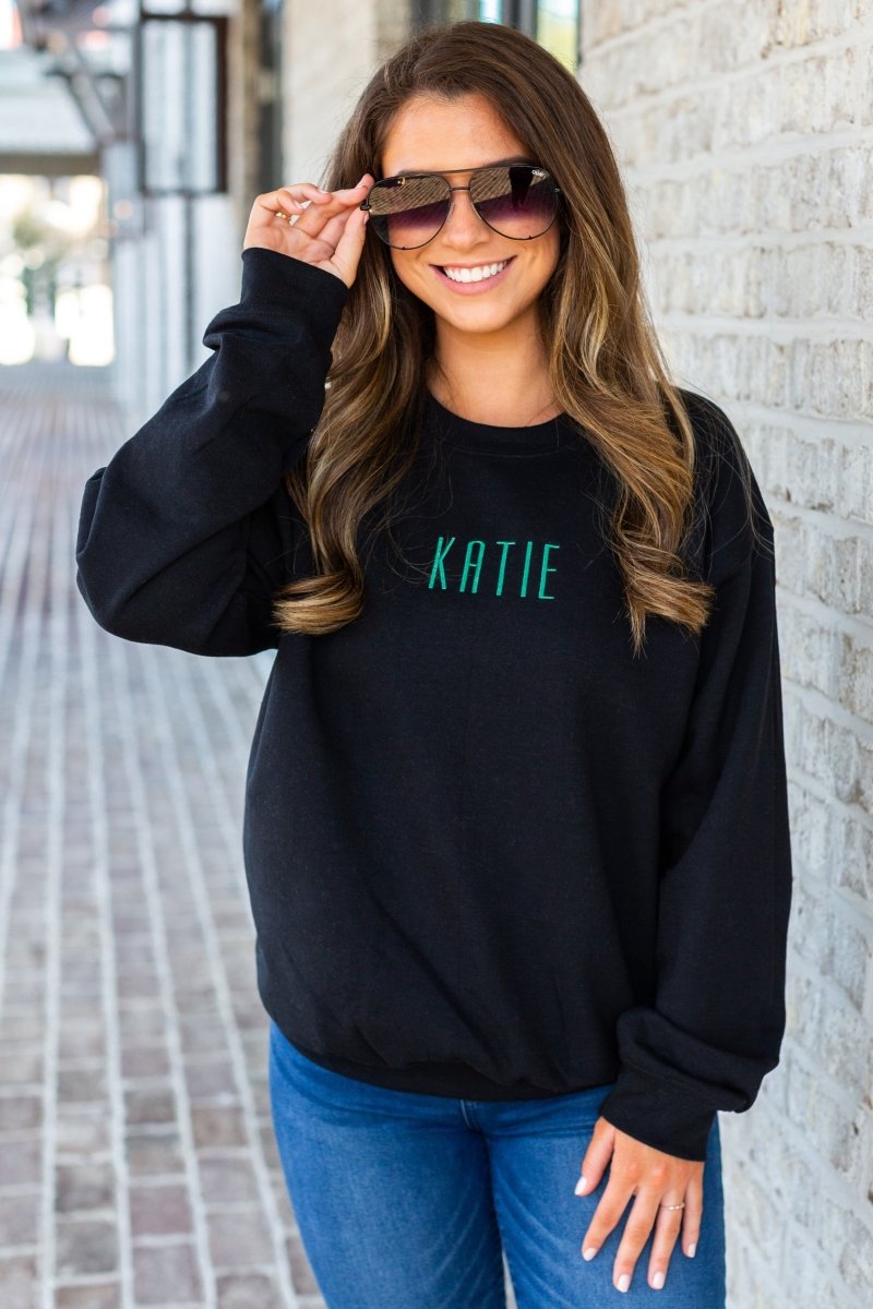 Make It Yours™ Dark Colored Crewneck Sweatshirt - United Monograms