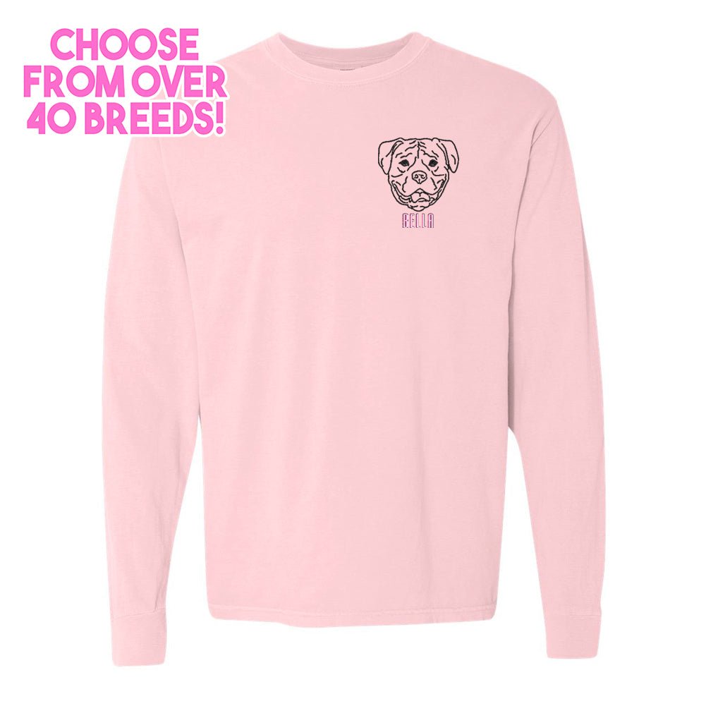 Make It Yours™ Dog Breed Long Sleeve T-Shirt - United Monograms