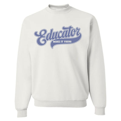 Make It Yours™ 'Educator' Crewneck Sweatshirt - United Monograms