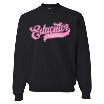 Make It Yours™ 'Educator' Crewneck Sweatshirt - United Monograms