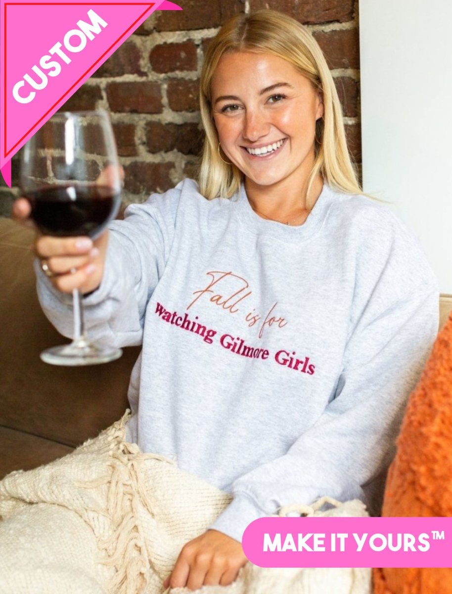 Make It Yours™ 'Fall Is For' Crewneck Sweatshirt - United Monograms