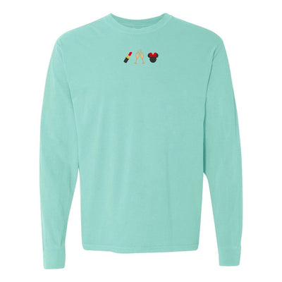Make It Yours™ 'Favorite Things Icons' Embroidered Long Sleeve T-Shirt - United Monograms