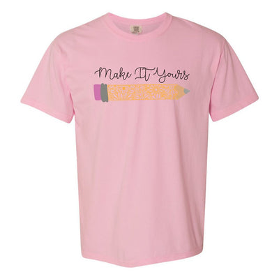 Make It Yours™ 'Floral Pencil' T-Shirt - United Monograms