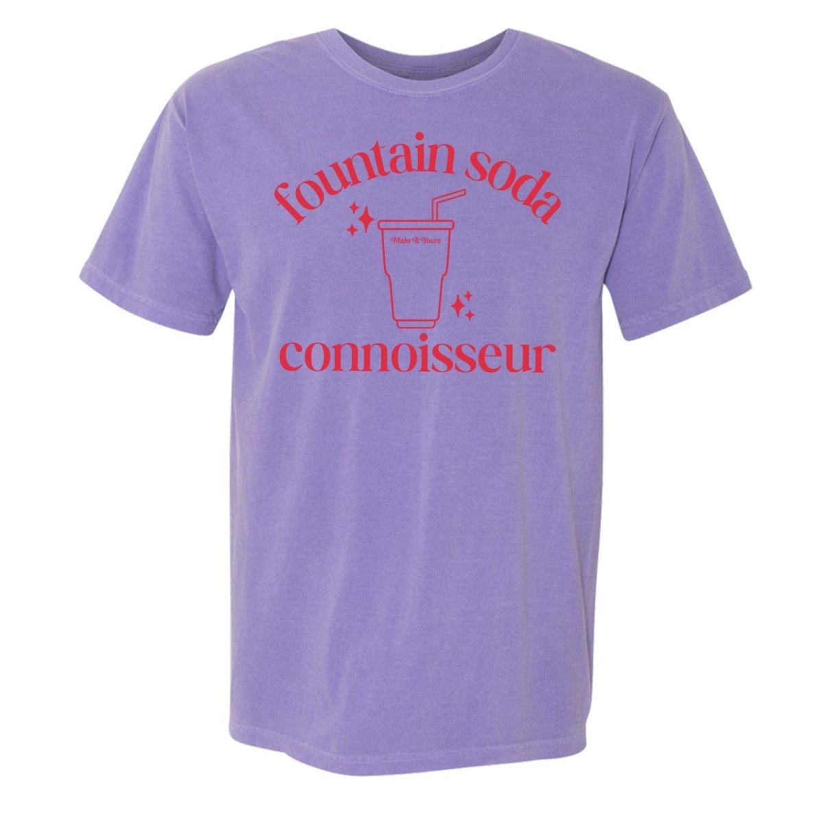 Make It Yours™ 'Fountain Soda Connoisseur' T-Shirt - United Monograms