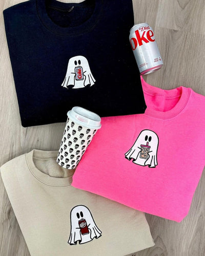 Make It Yours™ 'Ghost Drinks' Crewneck Sweatshirt - United Monograms