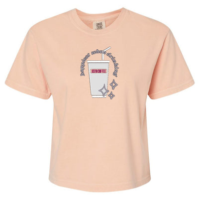 Make It Yours™ 'Happiest When Drinking...' Comfort Colors Boxy T-Shirt - United Monograms