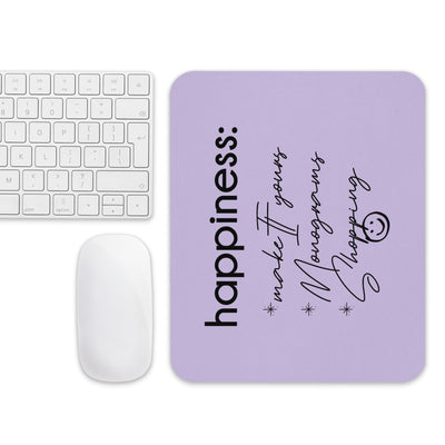 Make It Yours™ 'Happiness Checklist' Mouse Pad - United Monograms
