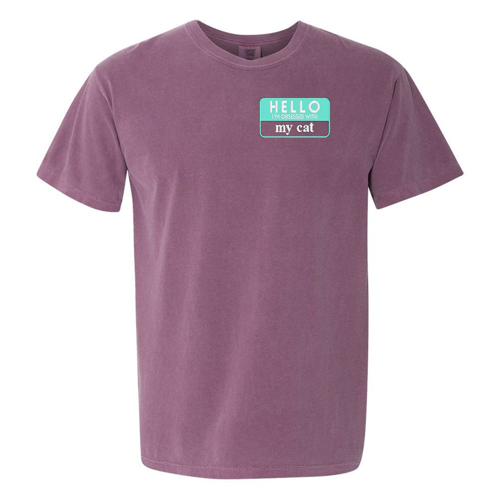 Make It Yours™ 'Hello, I'm Obsessed With...' Comfort Colors T-Shirt - United Monograms