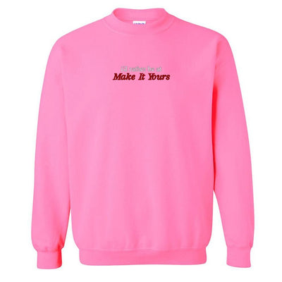 Make It Yours™ 'I'd Rather Be At' Crewneck Sweatshirt - United Monograms