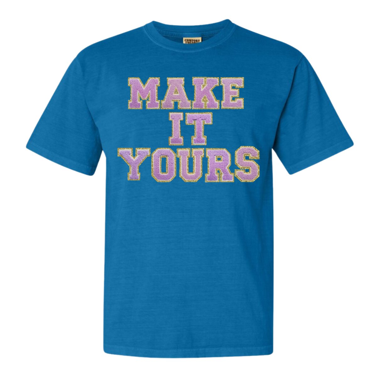 Make It Yours™ Letter Patch Neon T-Shirt - United Monograms