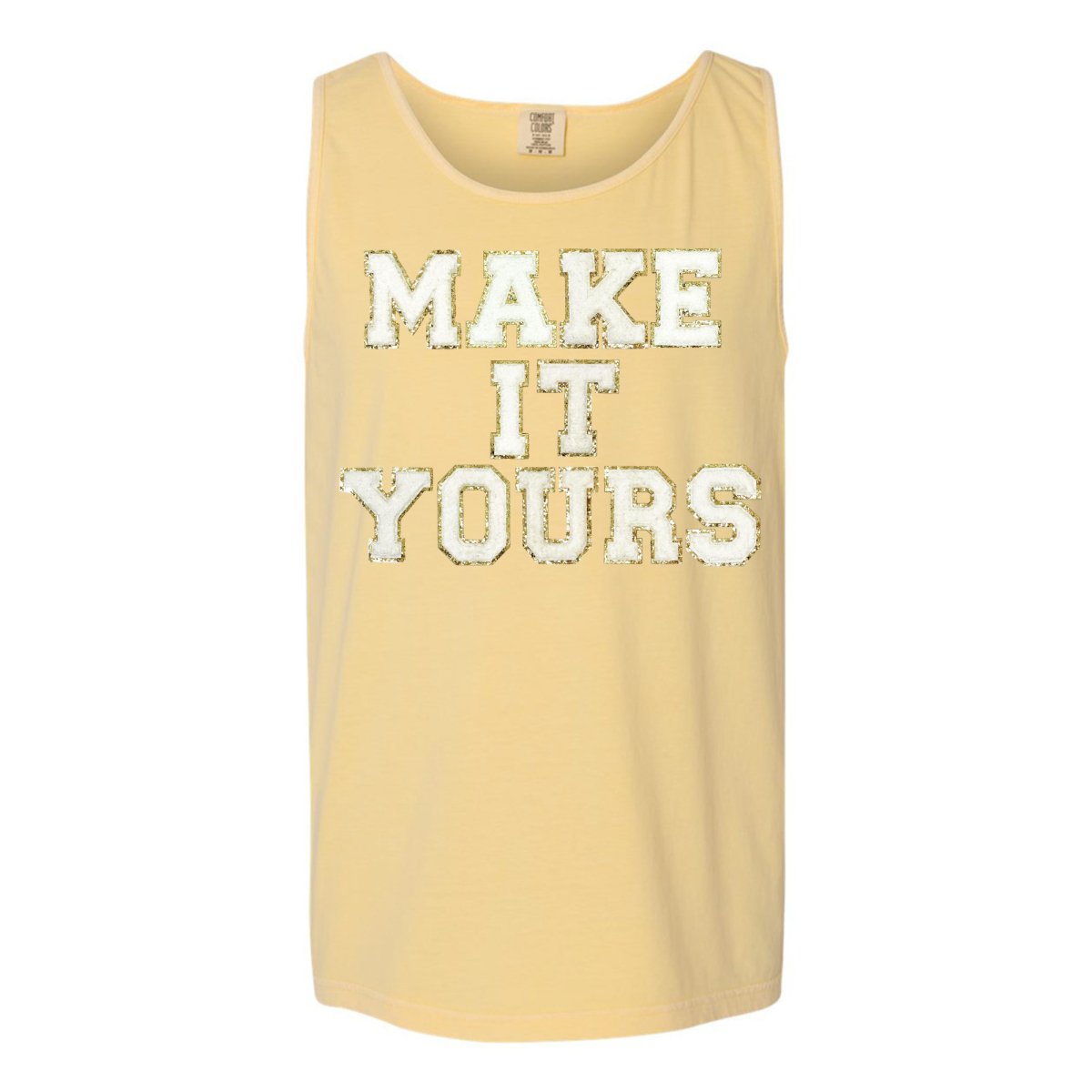Make It Yours™ Letter Patch Tank Top - United Monograms