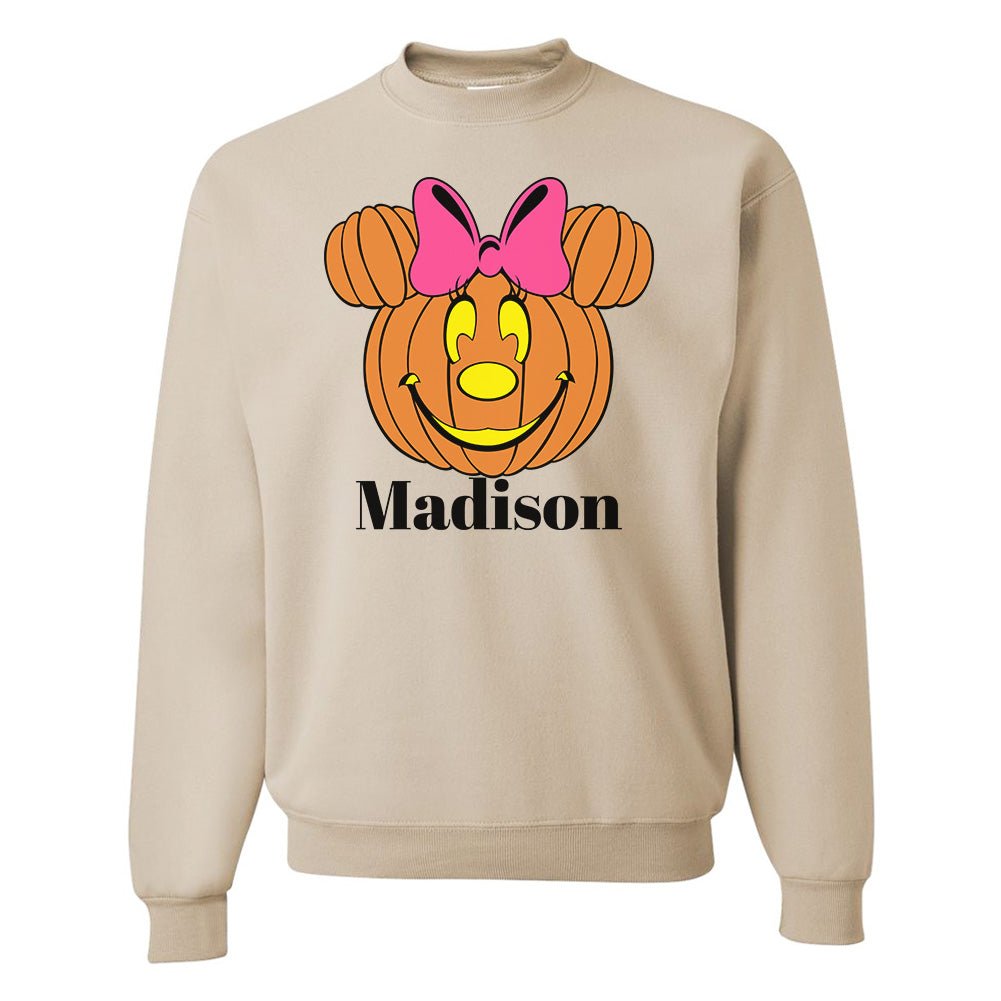 Make It Yours™ 'Mickey/Minnie Jack-O'-Lantern' Sweatshirt - United Monograms