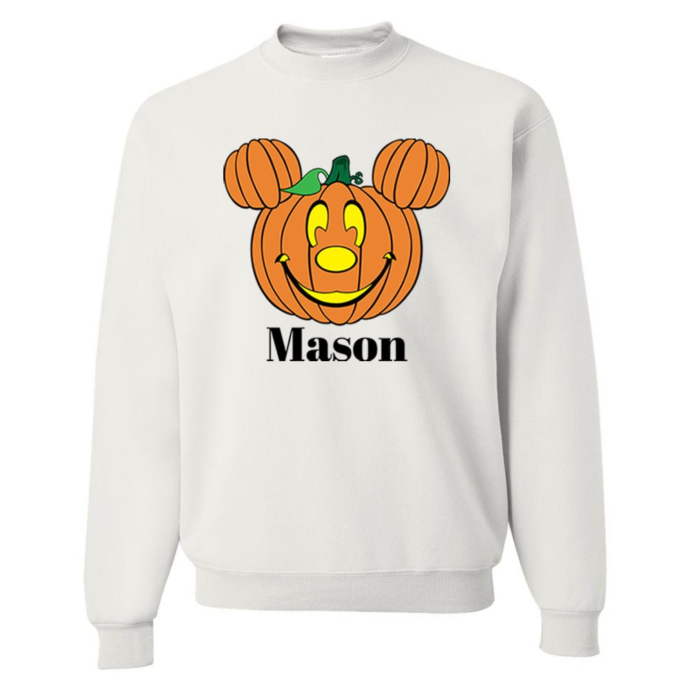 Make It Yours™ 'Mickey/Minnie Jack-O'-Lantern' Sweatshirt - United Monograms