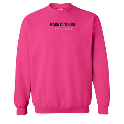 Make It Yours™ 'Moms Club' Crewneck Sweatshirt - United Monograms
