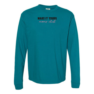 Make It Yours™ 'Moms Club' Long Sleeve T-Shirt - United Monograms