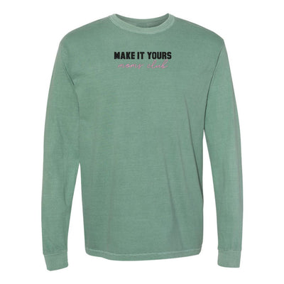 Make It Yours™ 'Moms Club' Long Sleeve T-Shirt - United Monograms