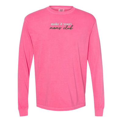 Make It Yours™ 'Moms Club' Long Sleeve T-Shirt - United Monograms