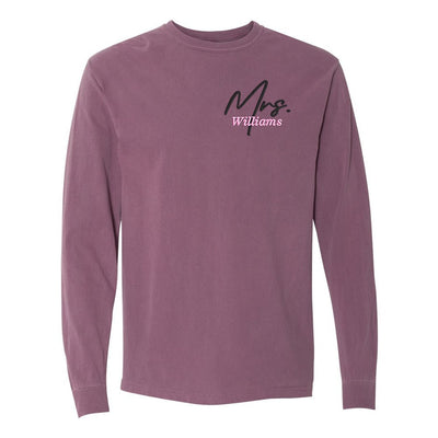 Make It Yours™ 'Mrs./Future Mrs.' Long Sleeve T-Shirt - United Monograms
