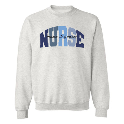 Make It Yours™ 'Nurse Block' Crewneck Sweatshirt - United Monograms