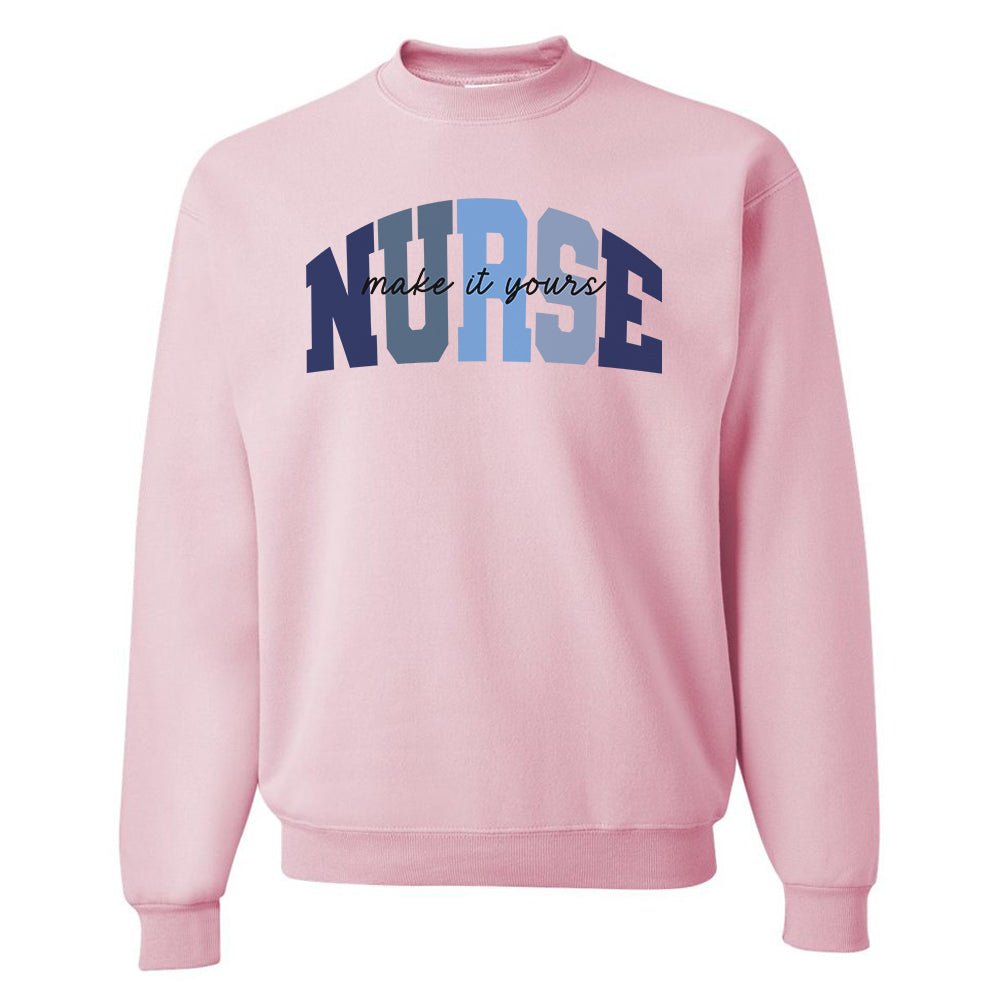 Make It Yours™ 'Nurse Block' Crewneck Sweatshirt - United Monograms