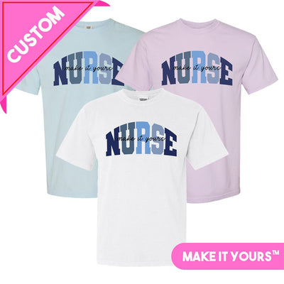 Make It Yours™ 'Nurse Block' T-Shirt - United Monograms