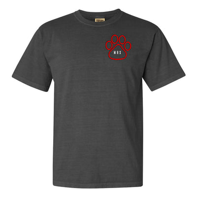 Make It Yours™ Paw Print Comfort Colors T-Shirt - United Monograms