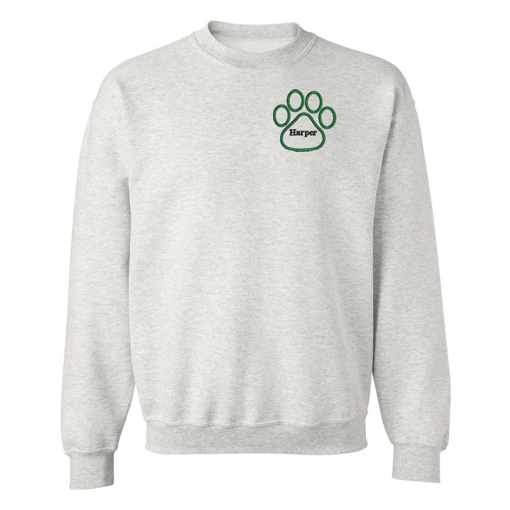 Make It Yours™ Paw Print Crewneck Sweatshirt - United Monograms