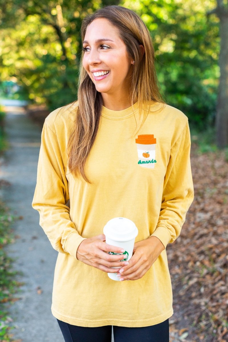Make It Yours™ PSL Comfort Colors Long Sleeve T-Shirt - United Monograms