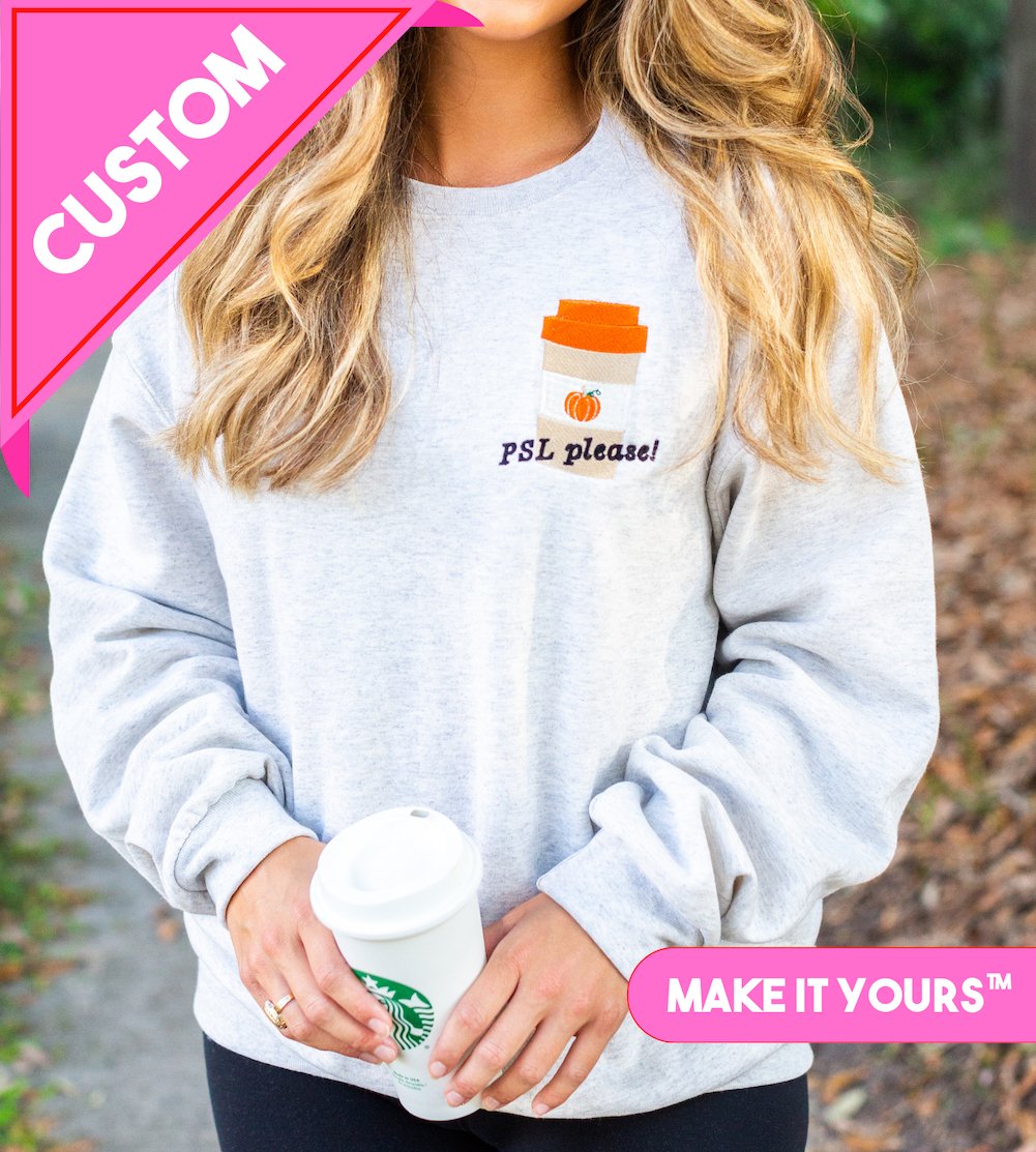 Make It Yours™ PSL Crewneck Sweatshirt - United Monograms