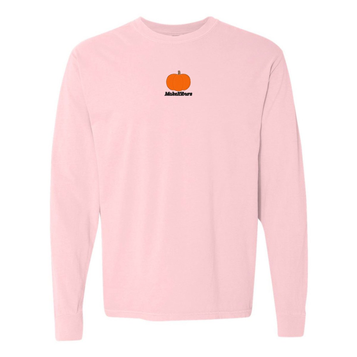 Make It Yours™ Pumpkin Comfort Colors Long Sleeve T - Shirt - United Monograms