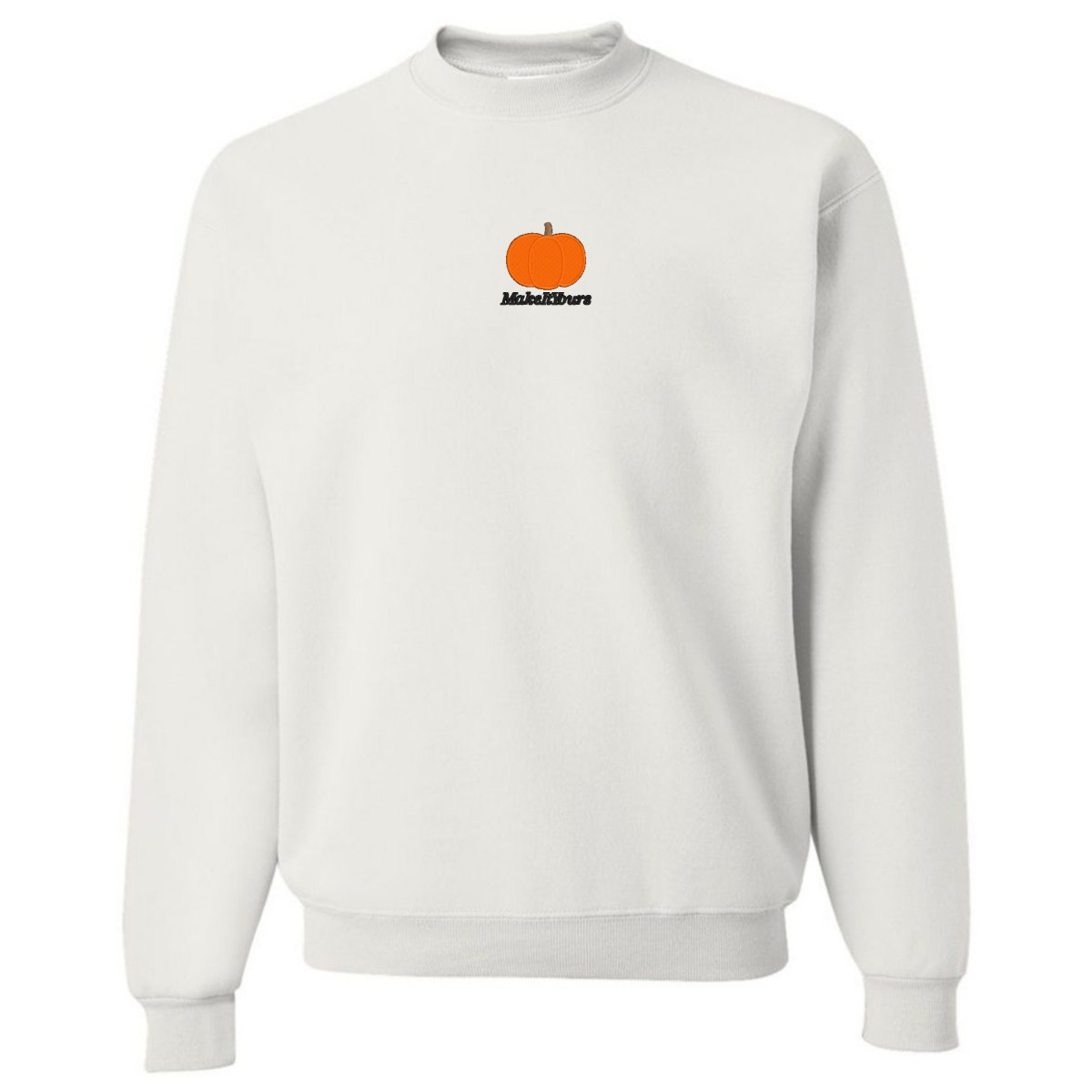 Make It Yours™ Pumpkin Crewneck Sweatshirt - United Monograms