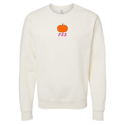 Make It Yours™ Pumpkin Crewneck Sweatshirt - United Monograms