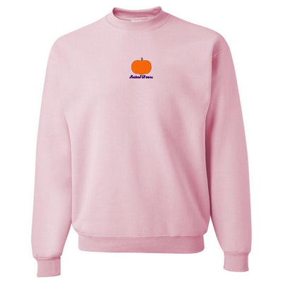 Make It Yours™ Pumpkin Crewneck Sweatshirt - United Monograms