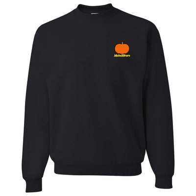 Make It Yours™ Pumpkin Crewneck Sweatshirt - United Monograms