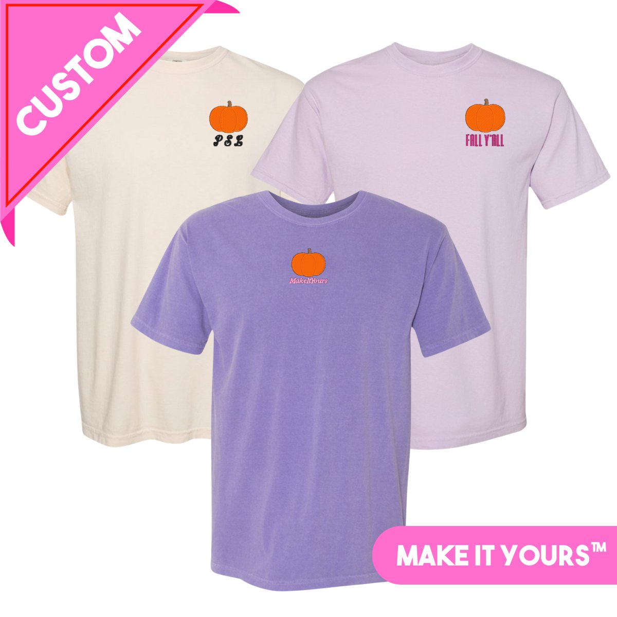 Make It Yours™ Pumpkin T - Shirt - United Monograms