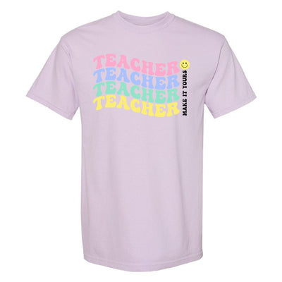 Make It Yours™ 'Retro Teacher' T-Shirt - United Monograms