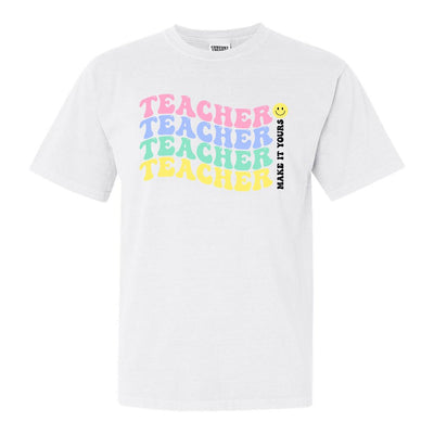 Make It Yours™ 'Retro Teacher' T-Shirt - United Monograms