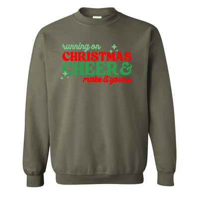 Make It Yours™ 'Running On...' Crewneck Sweatshirt - United Monograms