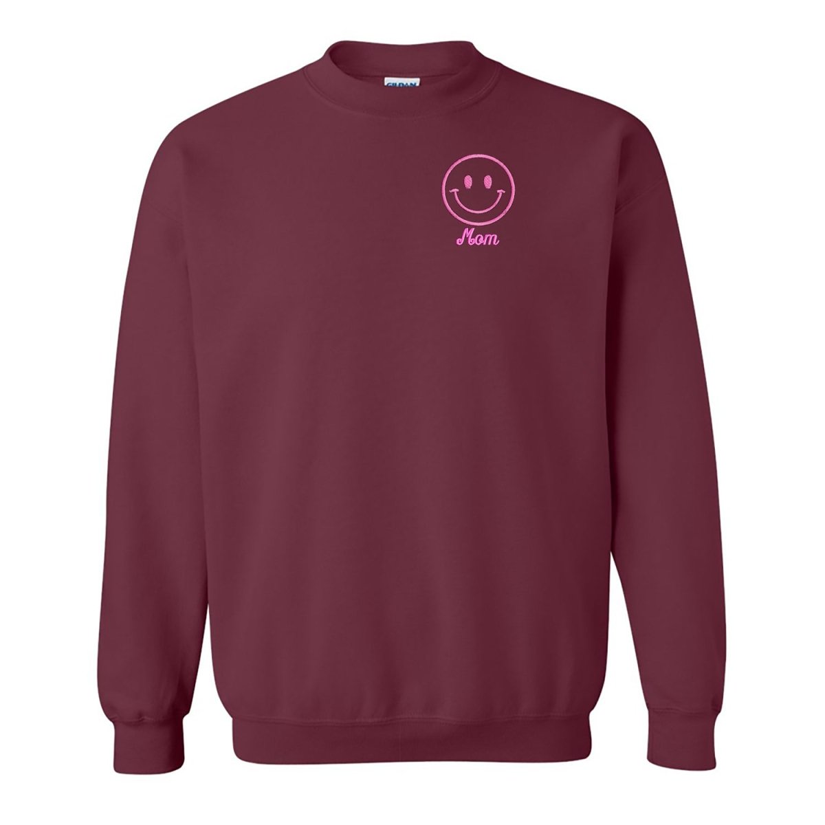 Make It Yours™ 'Smiley Face' Crewneck Sweatshirt - United Monograms