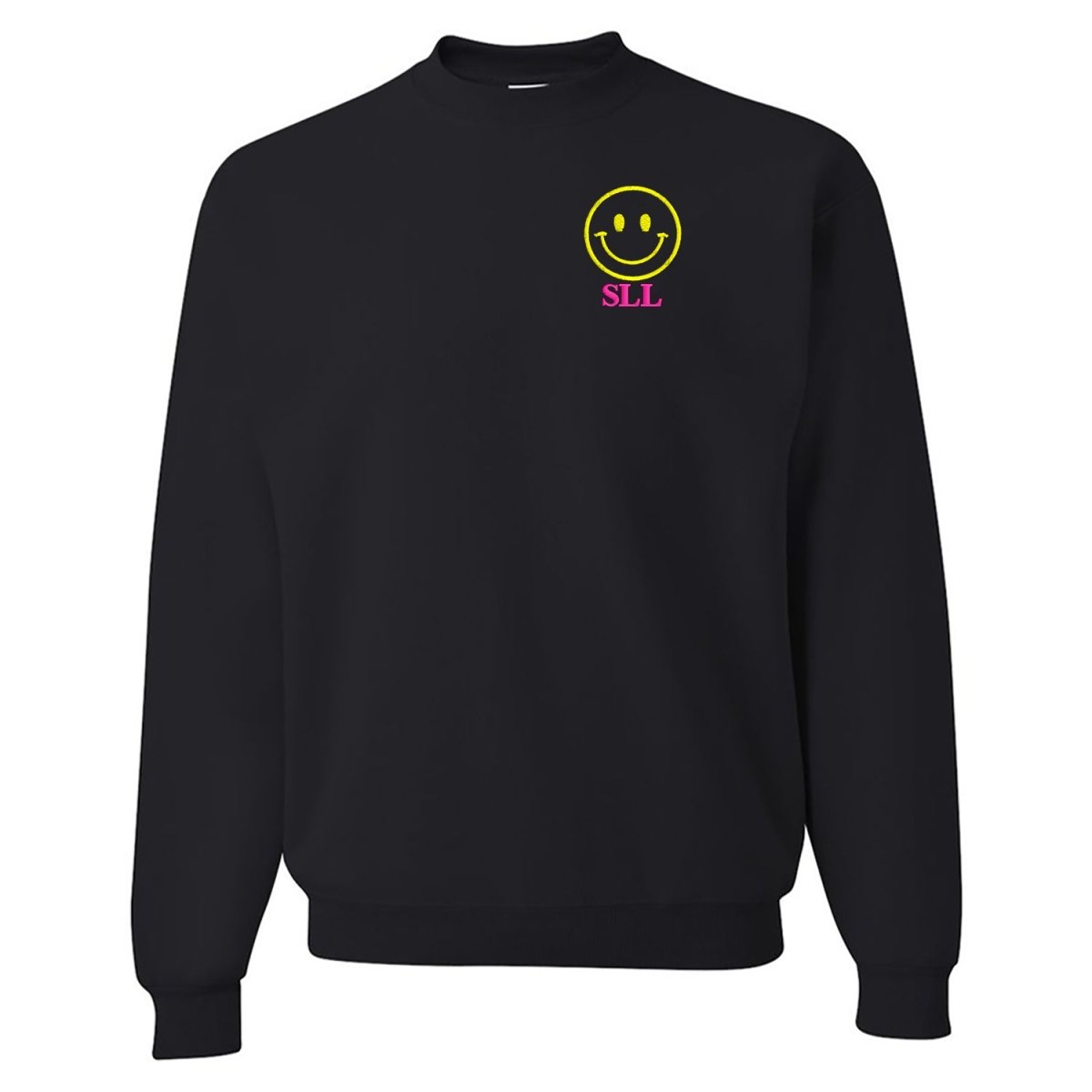 Make It Yours™ 'Smiley Face' Crewneck Sweatshirt - United Monograms